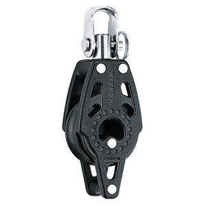 Harken Carbo Blok 29 mm enkelt, svirvel, hunsvot