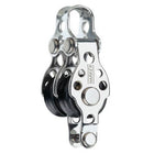 Harken 16 mm dobbeltblok med hunsvot til trimliner