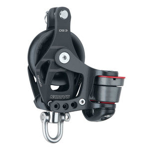 Harken Element blok 60 mm enkelt m. svirvel, Cam-C