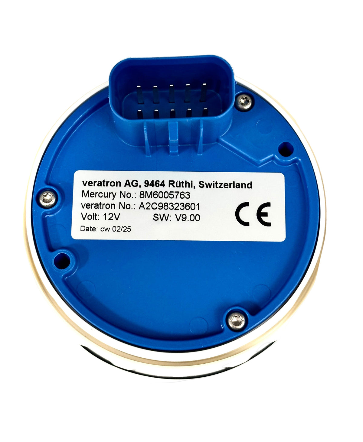 Mercury SmartCraft SC1000 sort omdrejningstæller-kit 0-7000 RPM