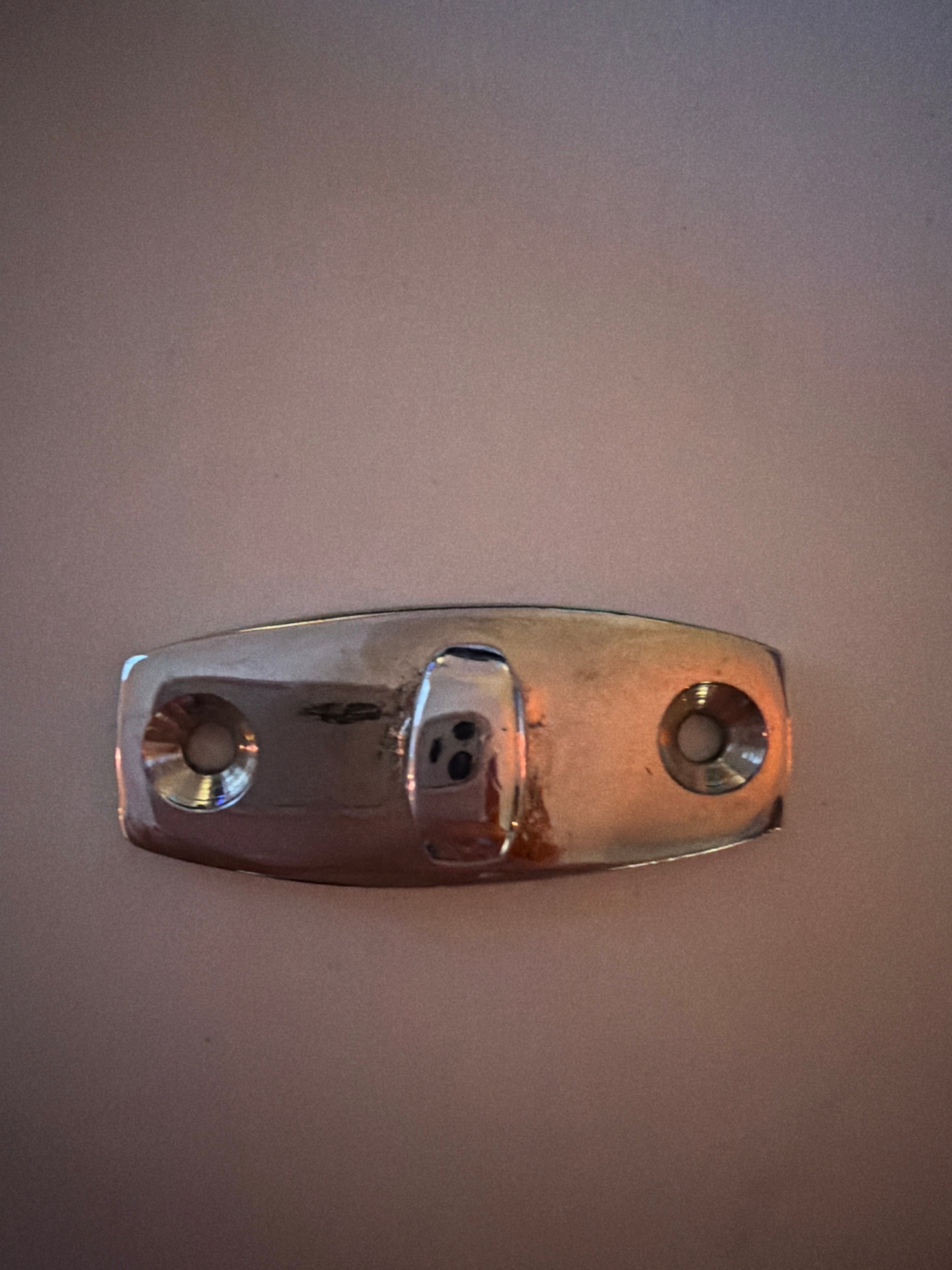 Drejelig krog / øjekrog – metal – 5,5 cm bred