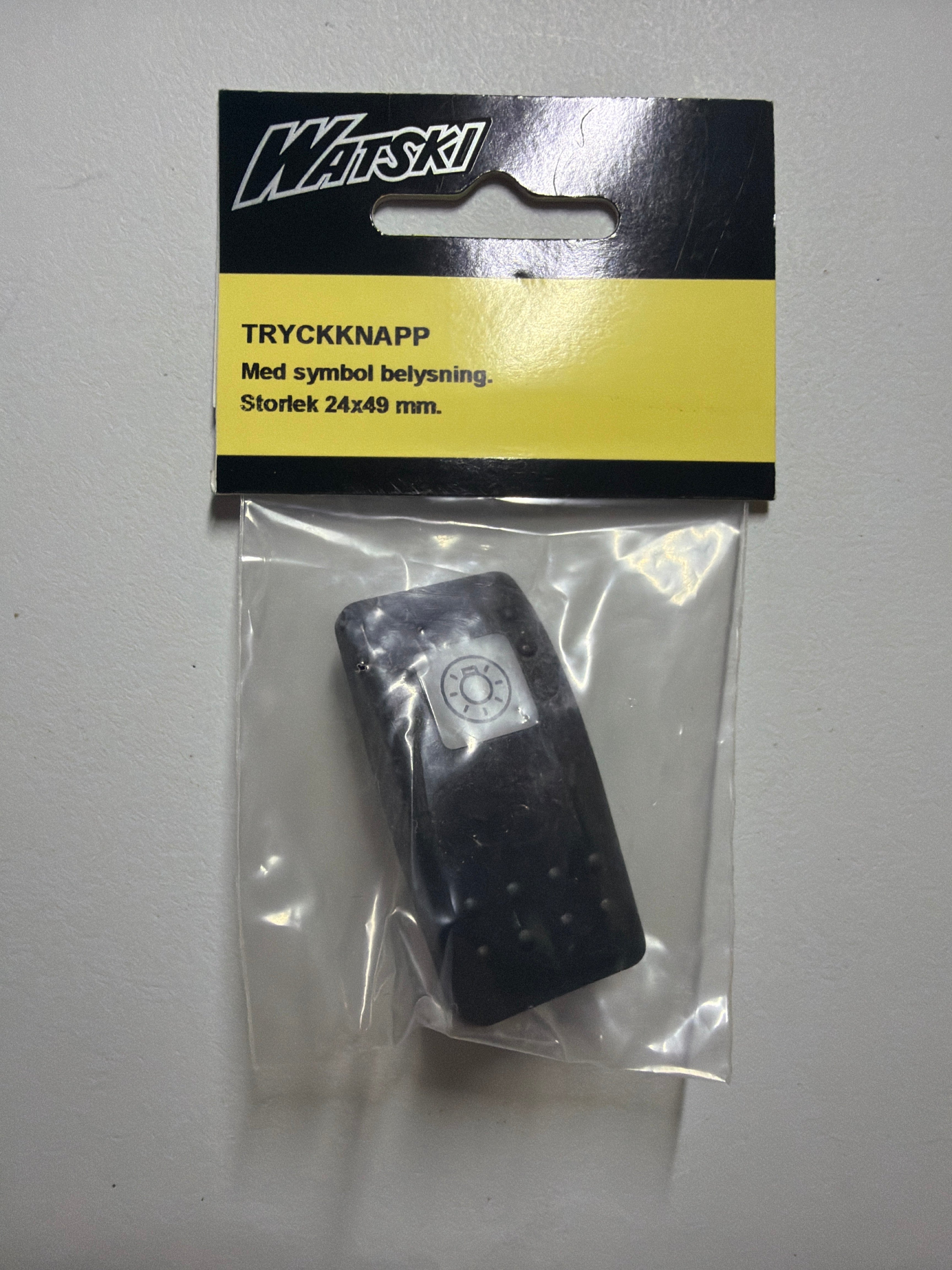 Watski Trykknap – Belysning (24×49 mm)