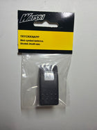 Watski Trykknap med Lanterne-symbol – 24 × 49 mm (Sort)