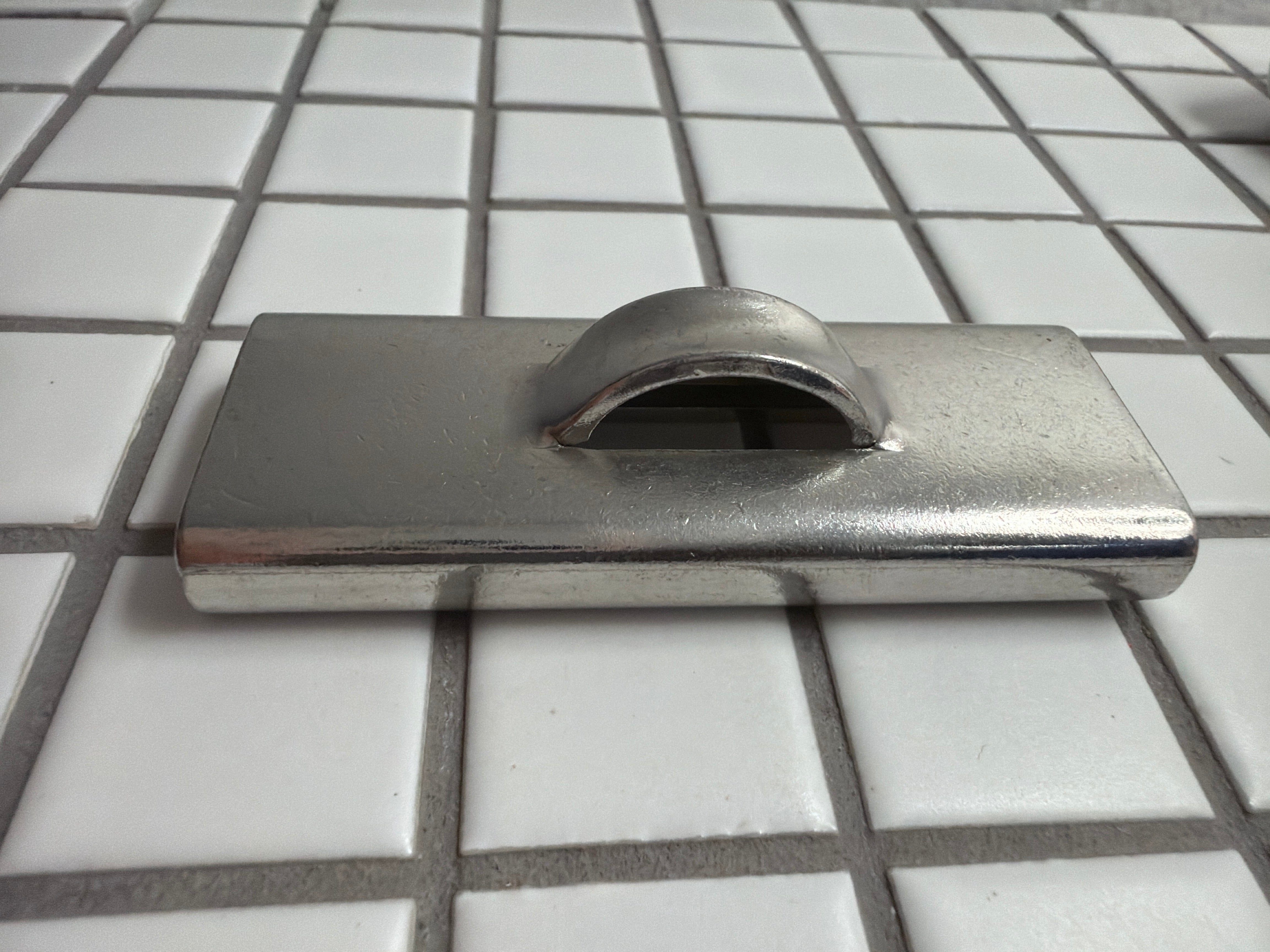 Indfældet greb i rustfrit stål – flush pull til båd og dæk