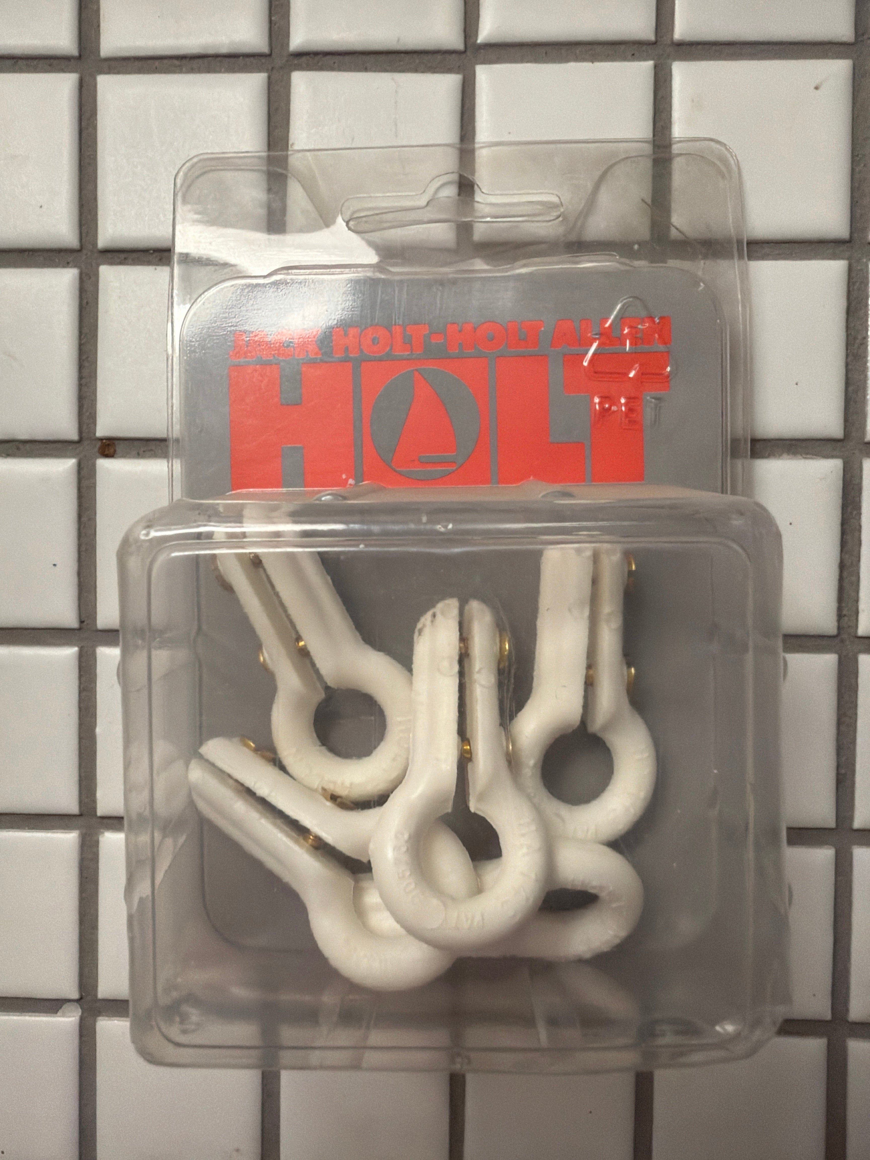 Holt Sail Hank i Nylon – Hvide Sejlhager, 5 stk.