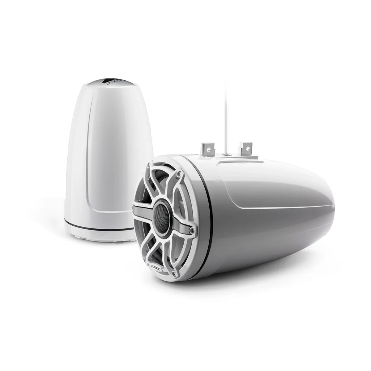 JL Audio® M6 indkapslet tower-højttalere 8,8" med hvidt sportsgitter