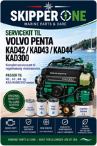 Komplet Servicekit Volvo Penta KAD42, KAD43, KAD44, KAD300, KAMD42, KAMD43, KAMD44, KAMD300 – OEM 877203