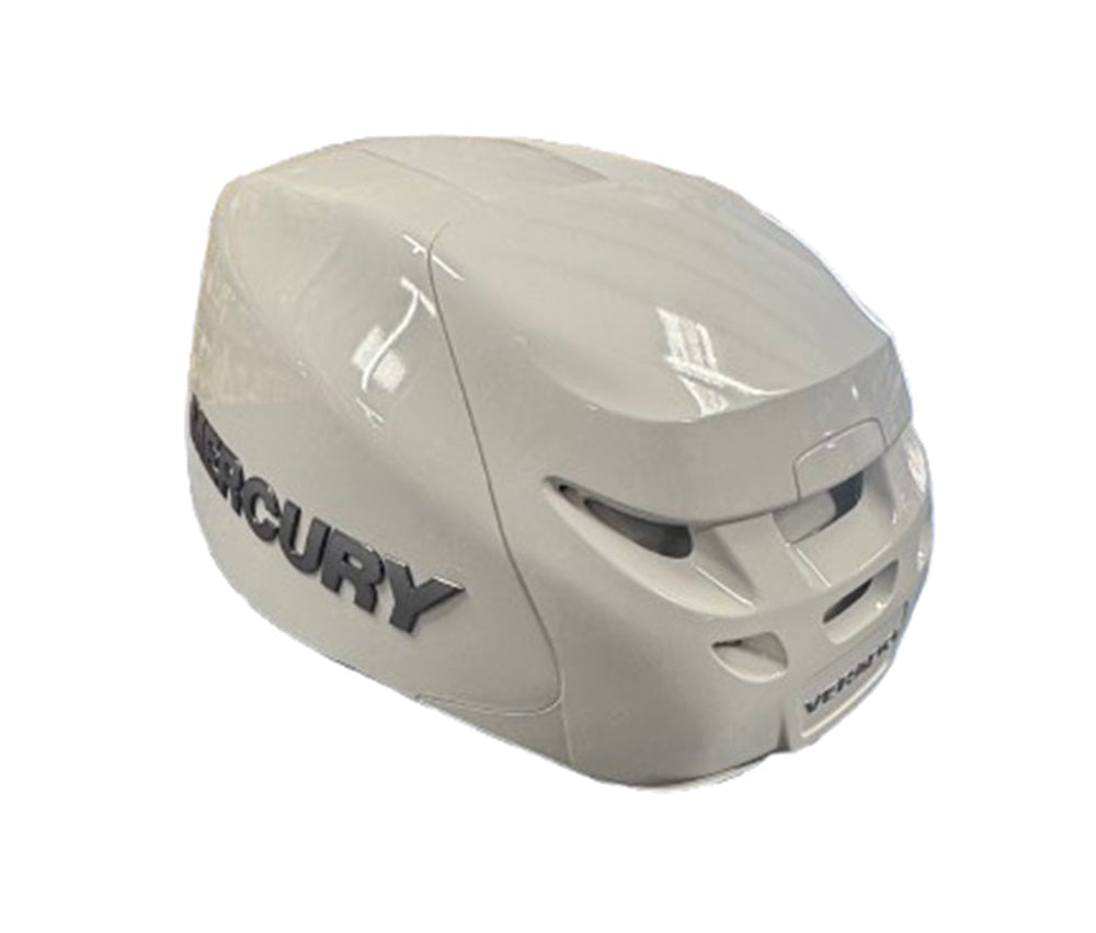 Mercury Verado topmotorhjelm 8M0160682 i Warm Fusion White, erstatning for 8M0113907