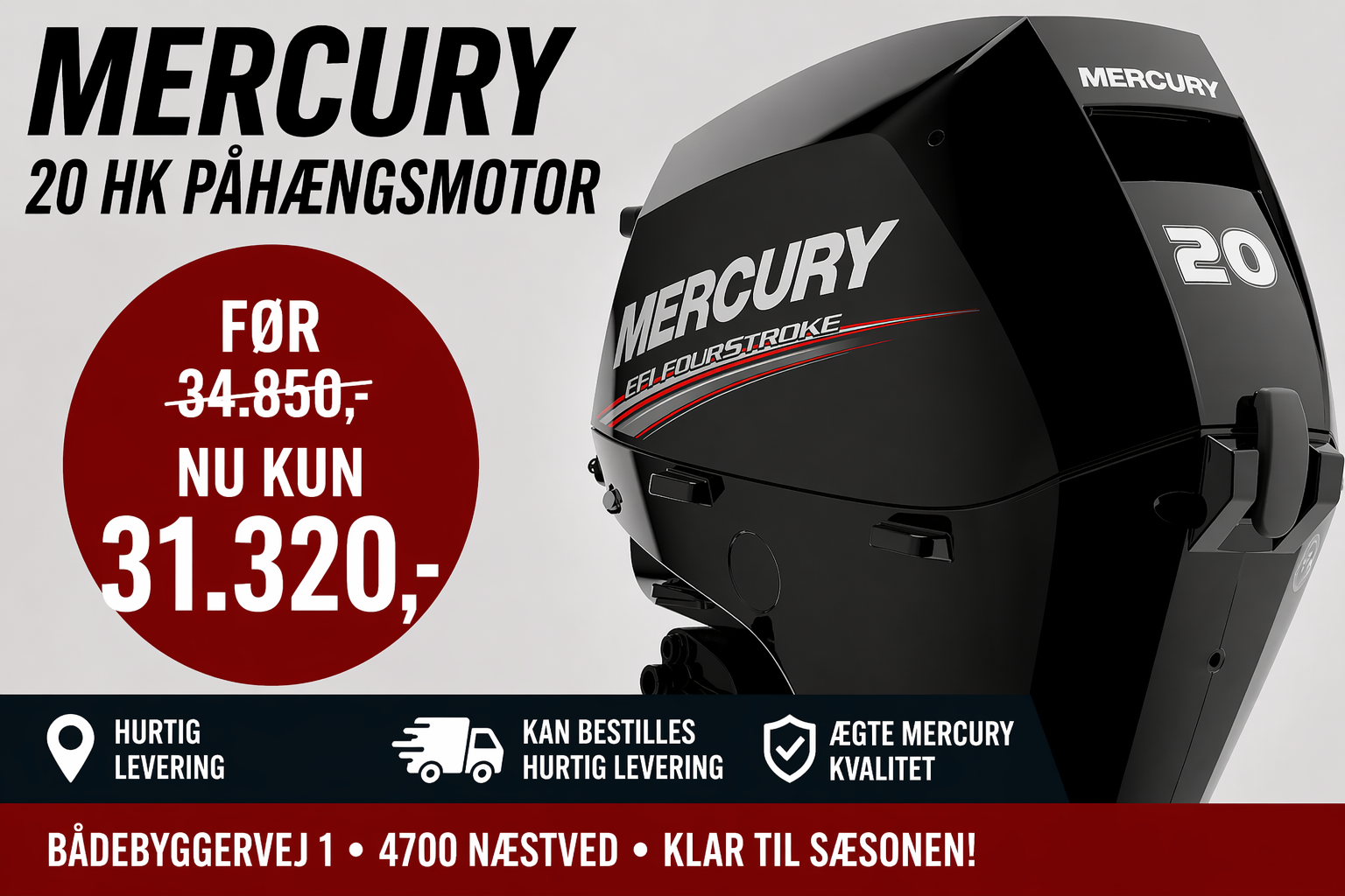 Mercury F 20 ELHPT EFI