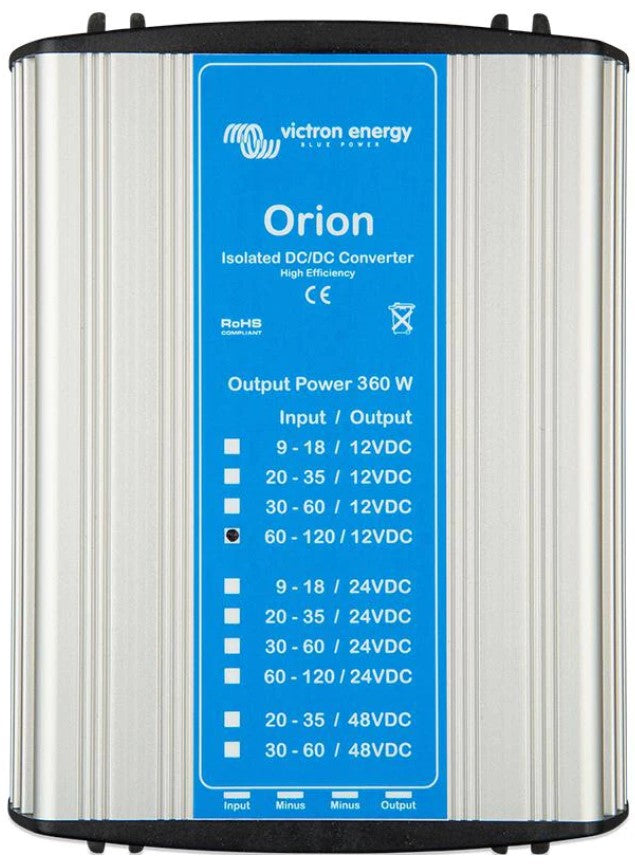 Victron Orion Converter 110V/12V 30A galvanisk isoleret