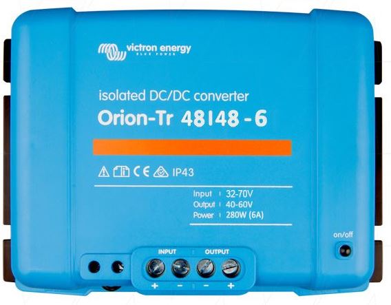 Victron Orion-Tr converter 48V/48V 6A galvanisk isoleret