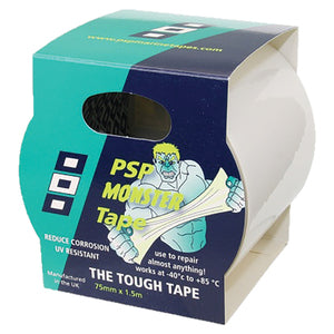 PSP MonsterTape 75 mm x 1,5 m, transparent
