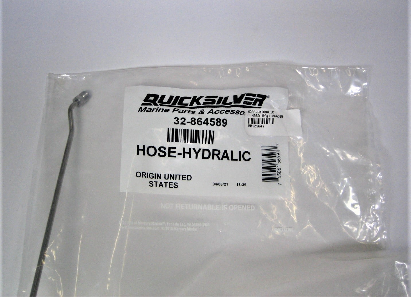 Quicksilver powertrim-hydraulikslange 32-864589 til MerCruiser