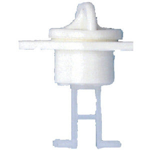 RWO Drain plug bayonet Ø22mm White
