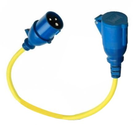 Victron adapterkabel CEE 16A han til CEE 32A hun 250V