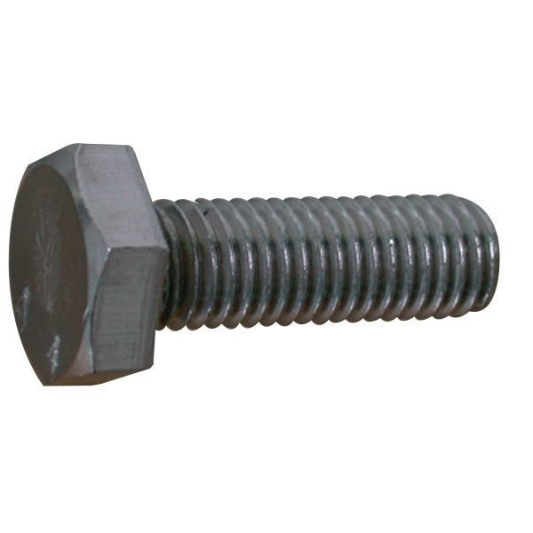 Sætskrue 4 x 30mm A4 DIN 933 6 stk  + 6 stk. møtrikker
