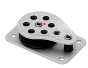 Aluminium Lead Blocks – Cheek block with curved base – 45x12 mm – 500 kg