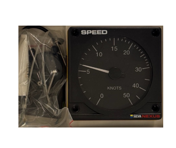 Silva / Nexus Analog Fartmåler 0–50 knob – Marine Speed Instrument