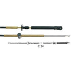 Ultraflex C14 motor kontrolkabel - flere varianter fra 6 fod - 24 fod