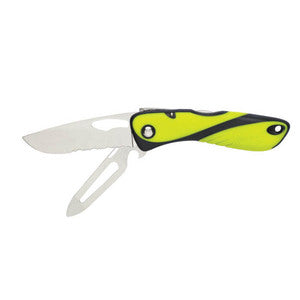 Wichard offshore knife fluorescent/black