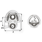 Wichard Pad Auge 6 mm universal