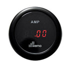 Wema  Amp.meter sæt +/- 150 Amp. Sort RF