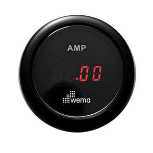 Wema Amperemeter-Set +/- 150 Amp. Schwarz RF