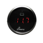 Wema Digit Voltmeter 12-24 Volt Black RF