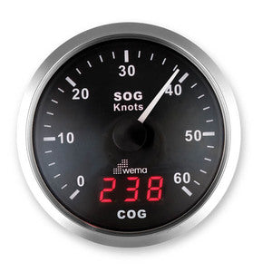 Wema Tachometer 60 kn Schwarz RF
