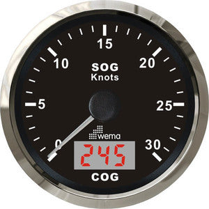 Wema Tachometer 30 kn Schwarz RF