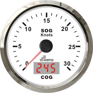 Wema Tachometer 30 kn Weiß RF