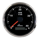 Wema U/min/Stunde 4000 U/min Schwarz RF