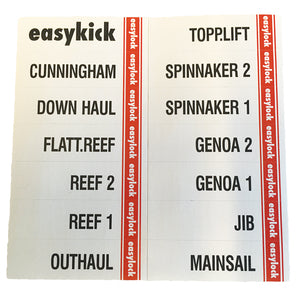 Easylock label sheet