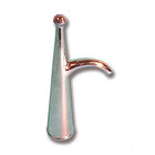 Bootskinnspitze für Kr. Messing Ø:28 mm L:15 cm R0828180