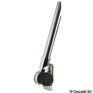 Foldbar LED-lysstang 360° hvid plast 60 cm Osculati