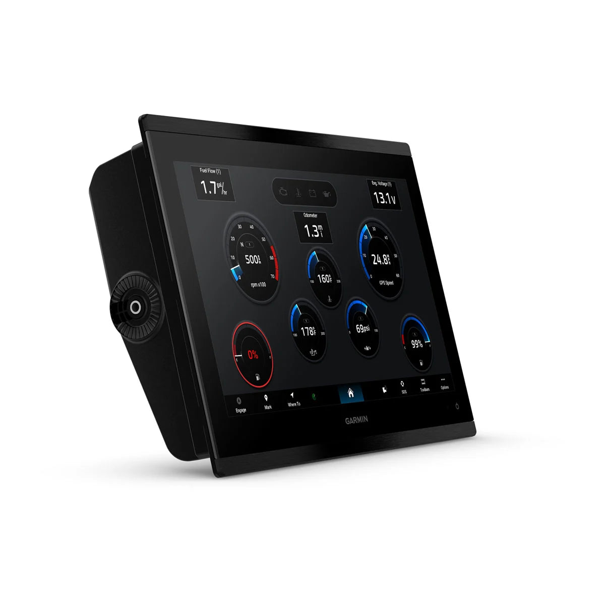 Garmin GPSMAP 9013 med globalt baggrundskort