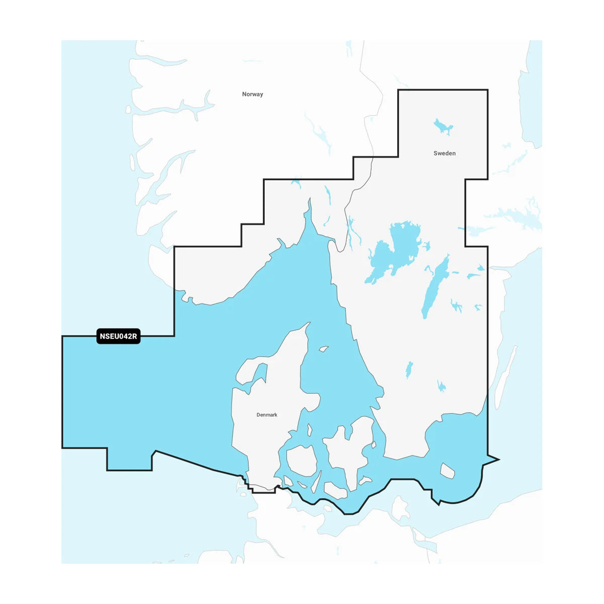 Oslo til Trelleborg – søkort Garmin Navionics+™