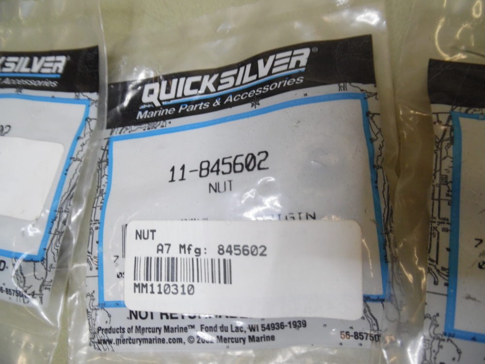 Mercury Marine 11-845602 flangemøtrik med 3/8-16 gevind