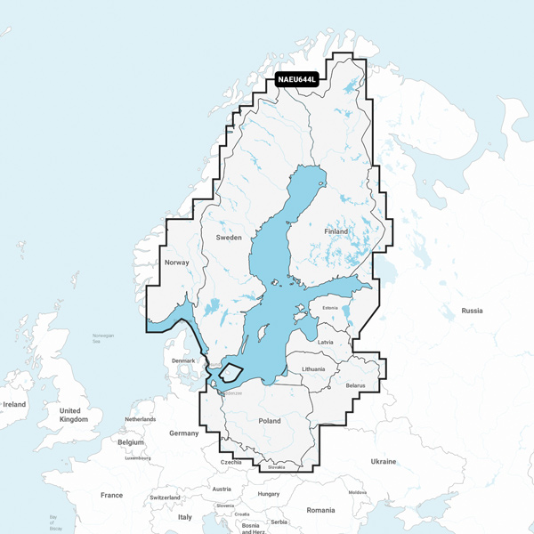 Navionics+ Large Sverige EU644L SD/MSD