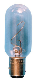 Lantern lamp 12V 18cd bay15