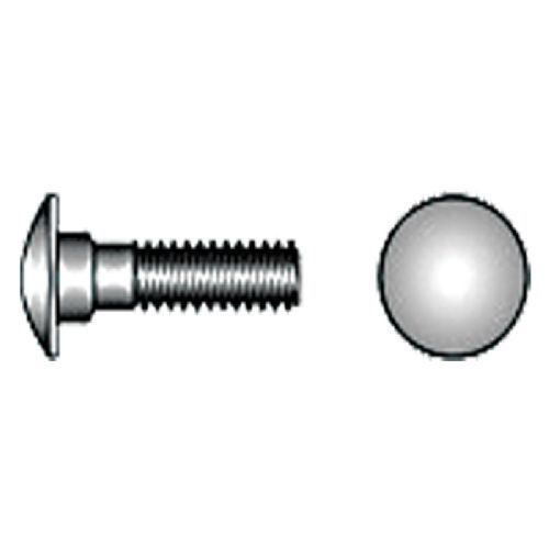 Bræddebolt M6 x 25 DIN 603 A4  Pose á 4 stk.