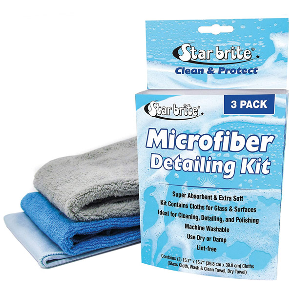 Star brite microfiber kludesæt 3stk 40 x 40cm