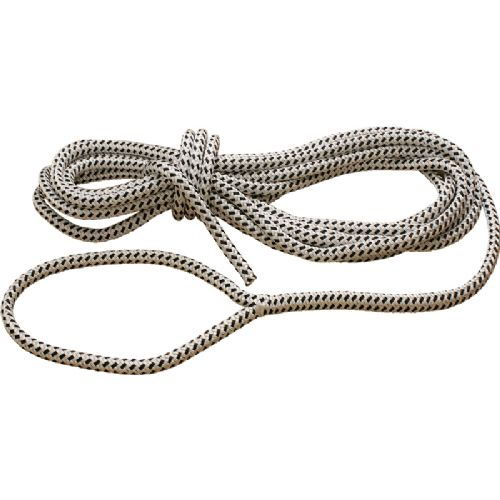 Fortøjning Flettet Polyester 16 mm x 15 m hvid/sort