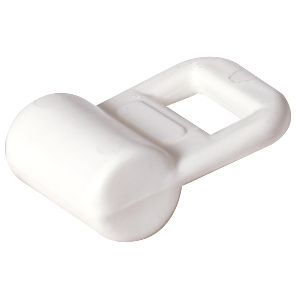 White nylon sailing sled ø12mm