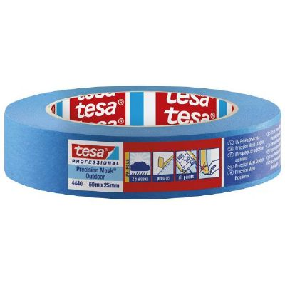 Malertape blå Tesa Precision Mask UV 26 uger   25 mm x 50 m