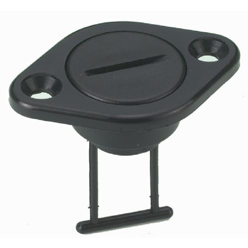Bilgenstopfen Nylon schwarz Ø: 25 mm Flansch 52 x 35 mm