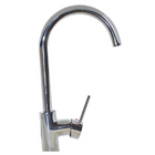 Vandhane mixer forkromet H 350 mm fremspring 162,5 mm