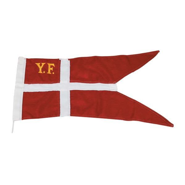 1852 yachtflag 79 x 150cm syet & med Ø3mm 25cm snor