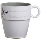 MB Welcome on board krus Ø8,3cm H9cm 320 ml. 6stk NON SLIP