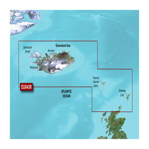 BlueChart® g3 HXEU043R - Iceland to Orkney